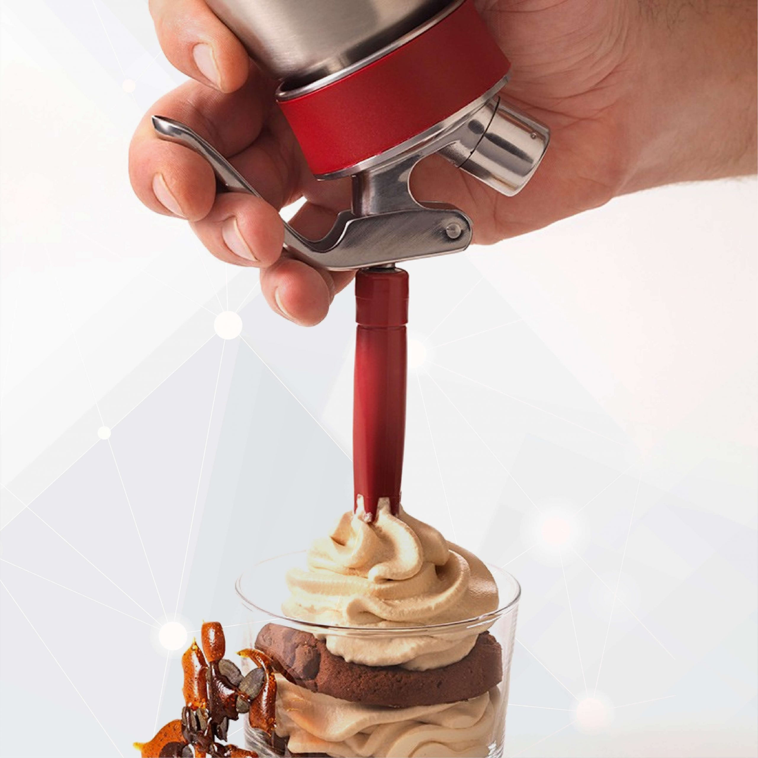 DISPENSADOR DE ESPUMAS GOURMET WHIP 1LT - Imagen 3
